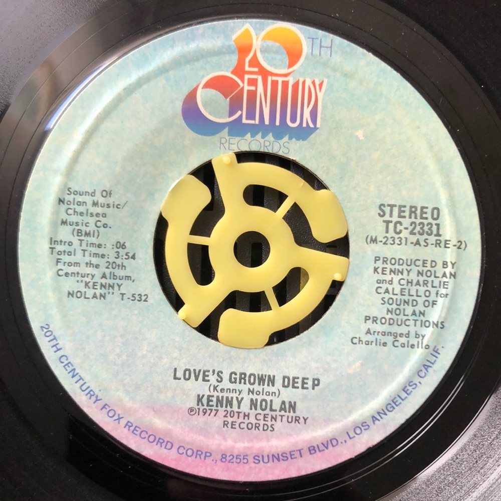 ***Free*** Kenny Nolan Today I Met The Girl I'm Gonna Marry Vinyl 45 Record  '77